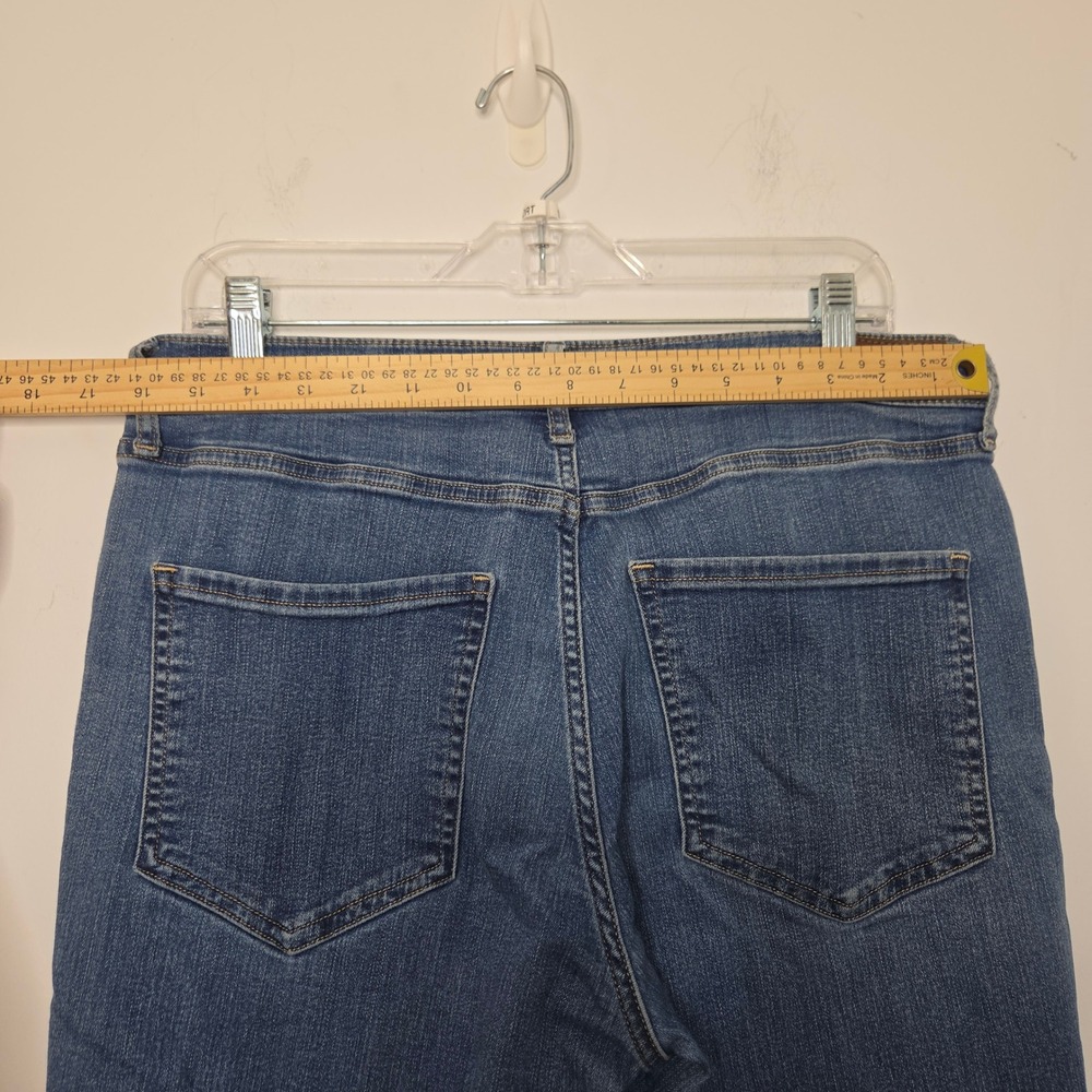 Express Skinny Mid Rise‎ Jeans Womens 12R Medium Wash Blue Denim Pants - Picture 5 of 7